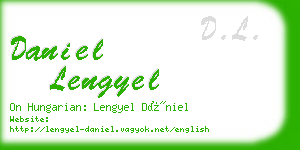 daniel lengyel business card